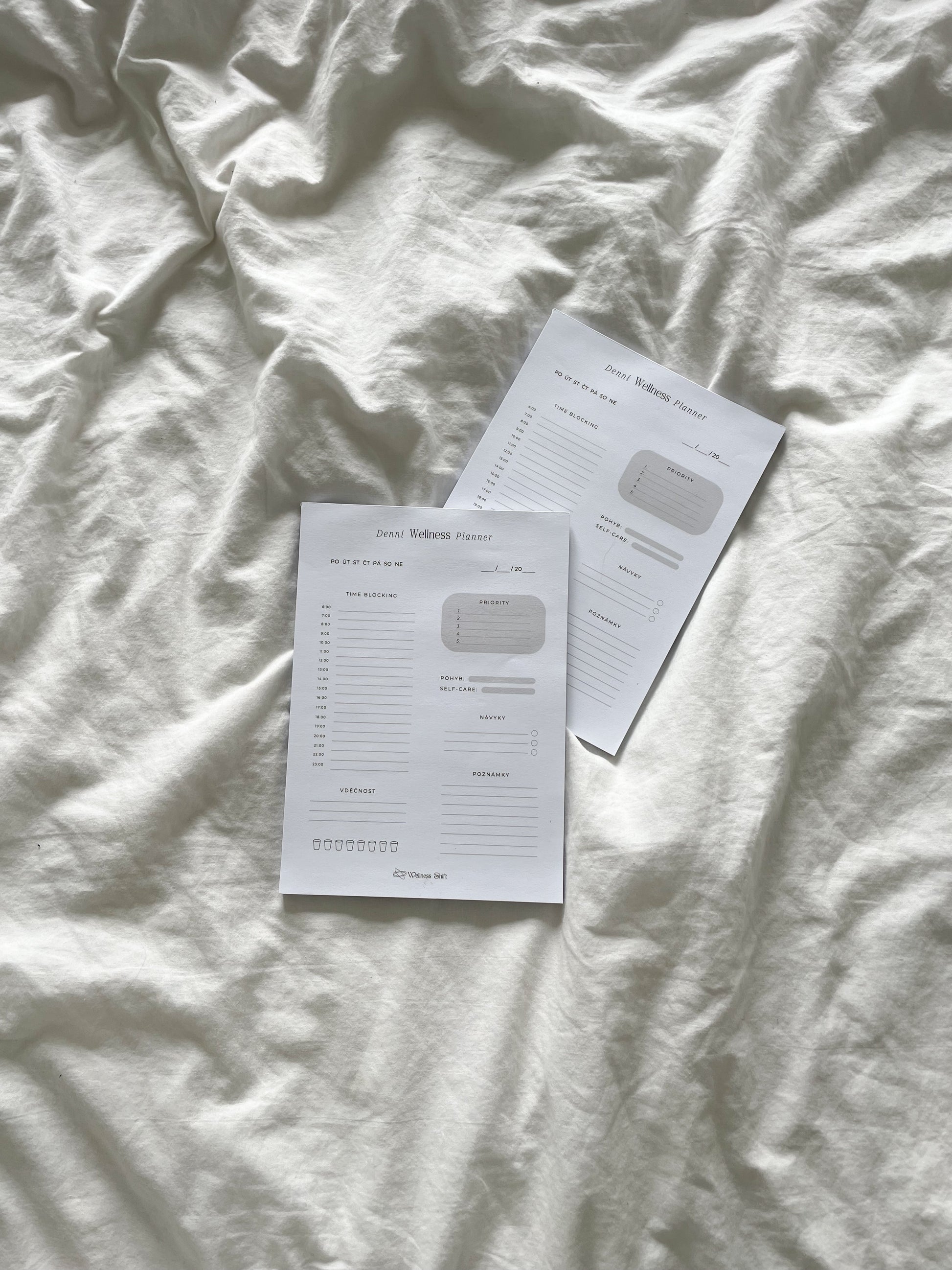 Denní Wellness Planner