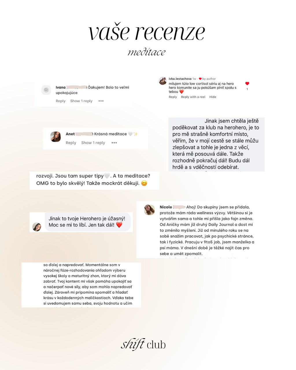 SHIFT Club členství