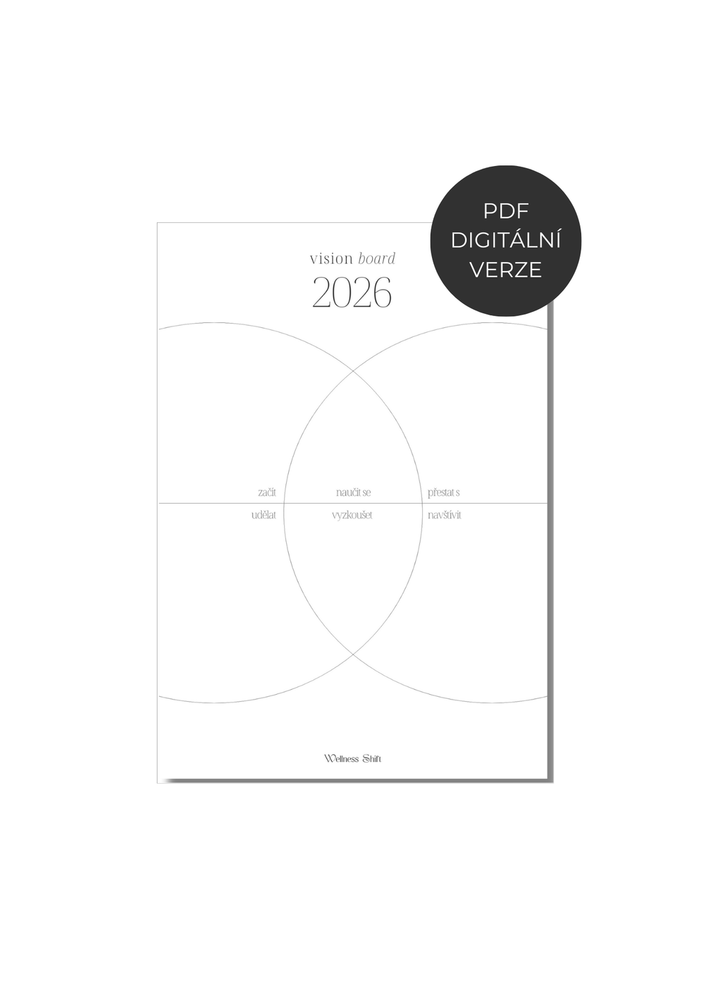 Vision board 2026 - PDF verze