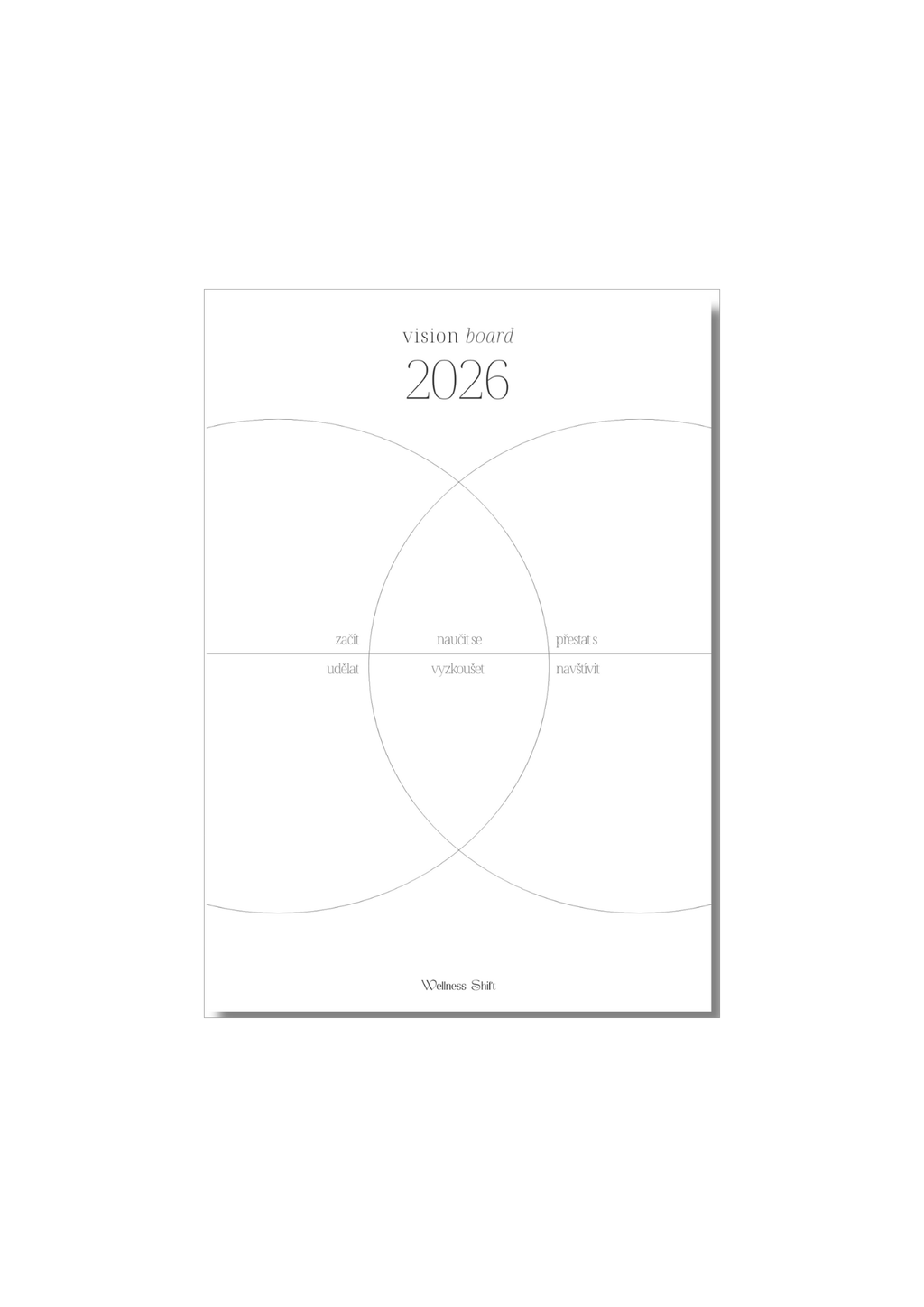 Vision board 2026 - PDF verze