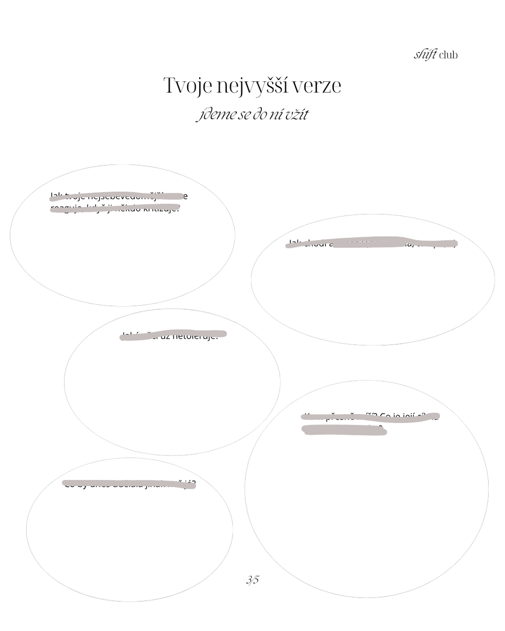 PDF WORKSHEET - Odemkni své sebevědomí✨